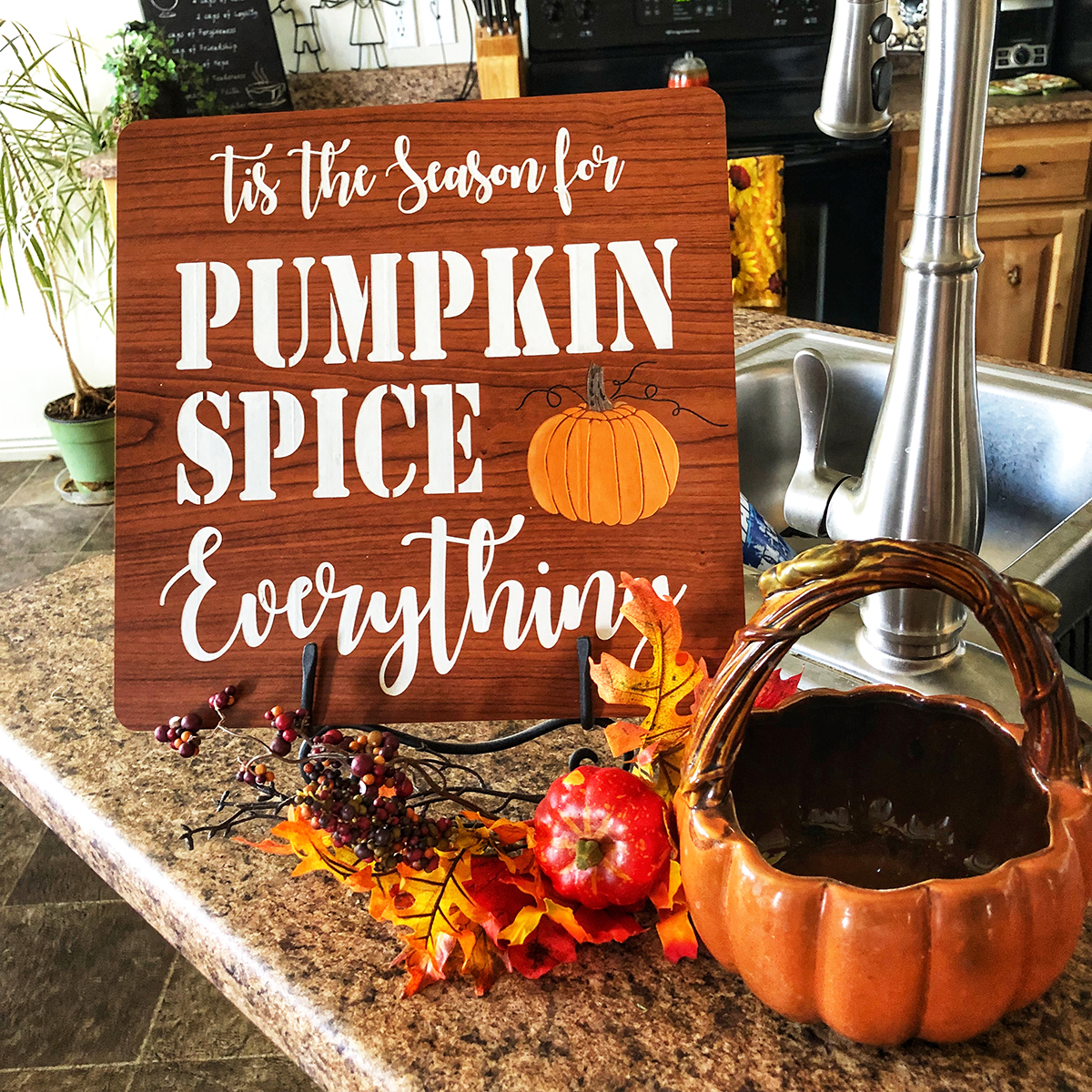 Wood and Acrylic holiday sign