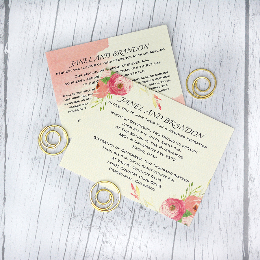 Invitation Inserts
