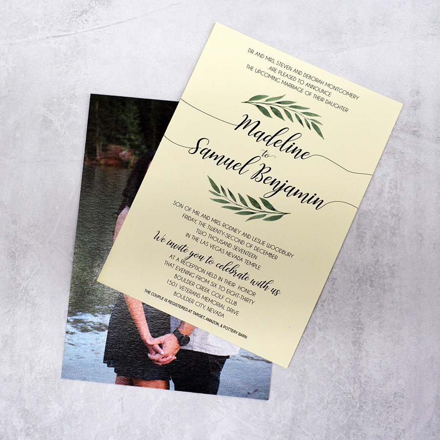 Two Sided Invitation